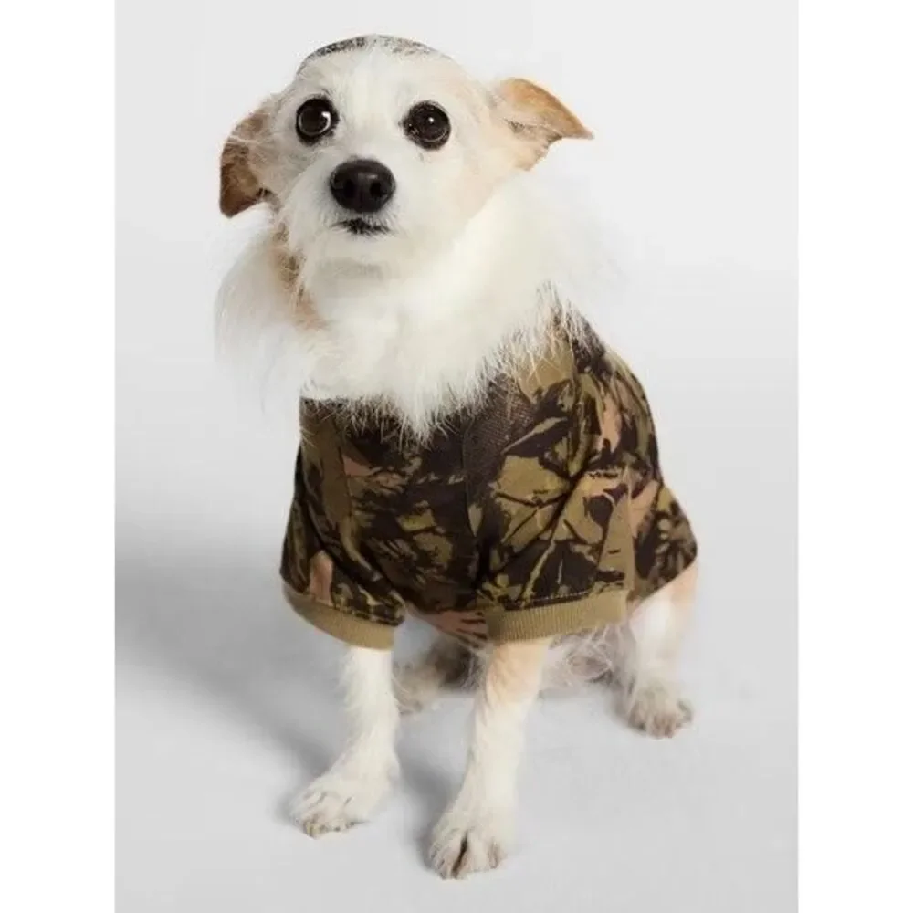 Kacey Lee Camo Print Y'all Pet Tee for Cats and Dogs, Green, Large - 25- 45 Lbs
